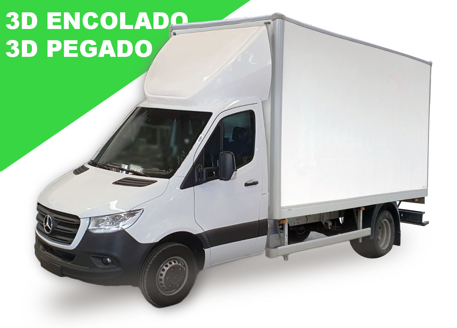 Deflector 3D integral encolado Mercedes Sprinter 2006- 90 cm