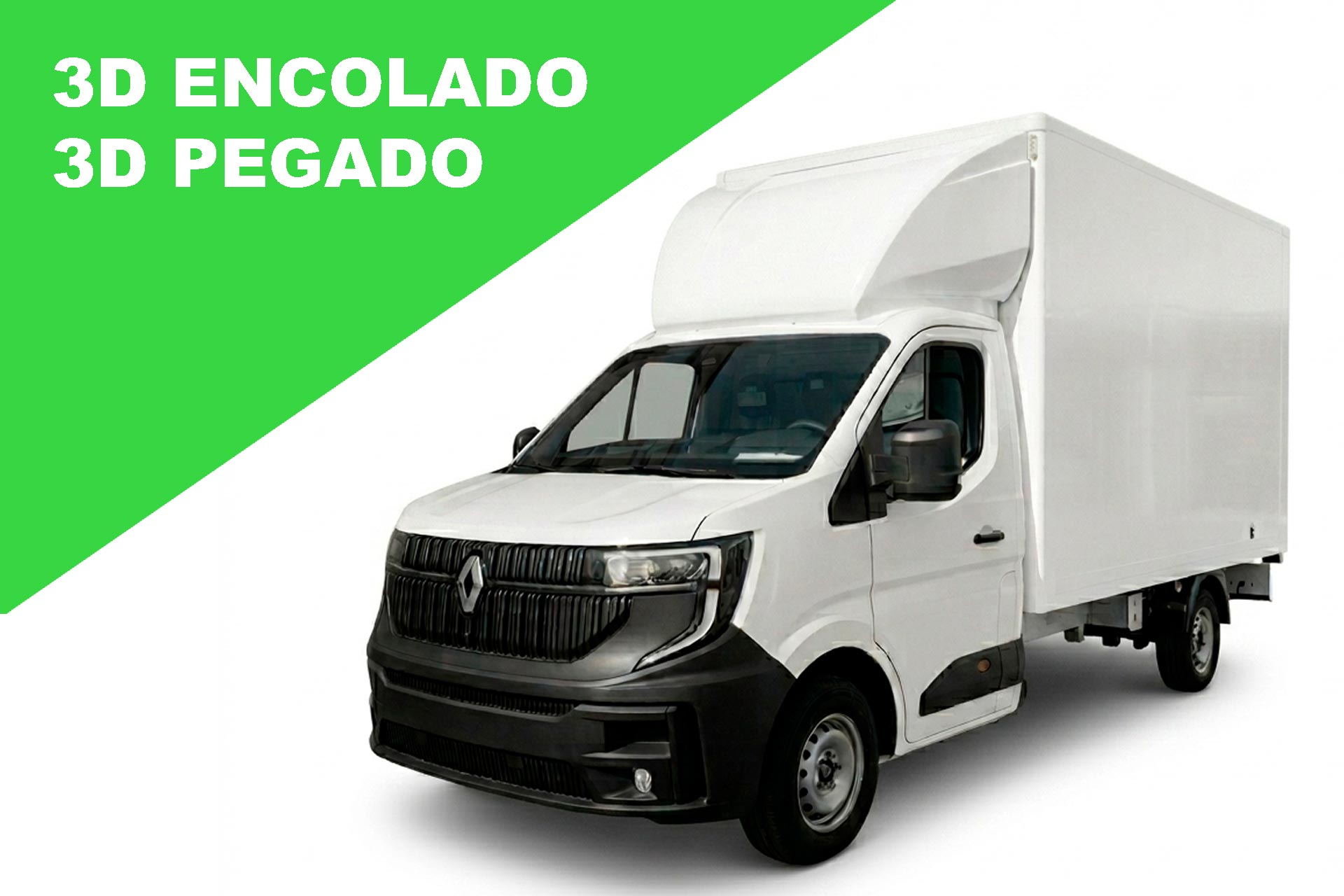 Deflector 3D Integral Renault Master 2024 NEXT- 93 cm alto x 204 cm ancho